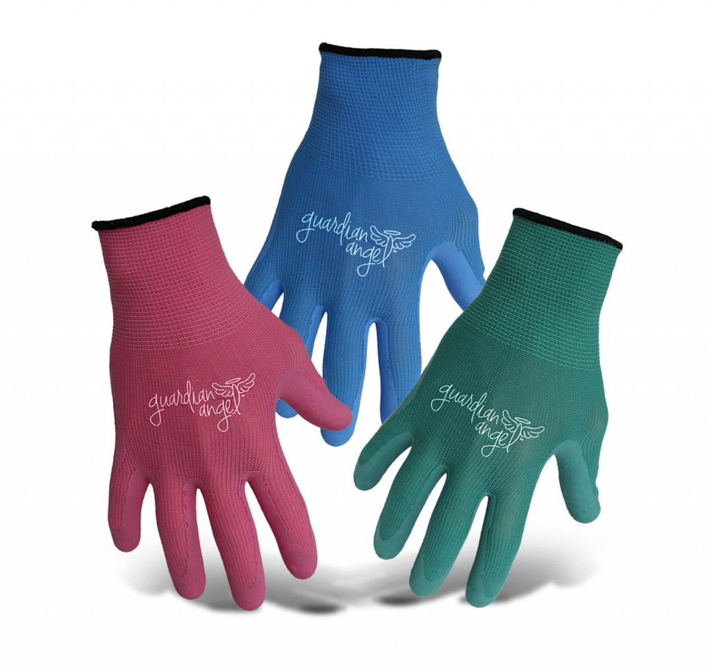 Boss Guardian Angel Nylon Knit Latex Palm gloves