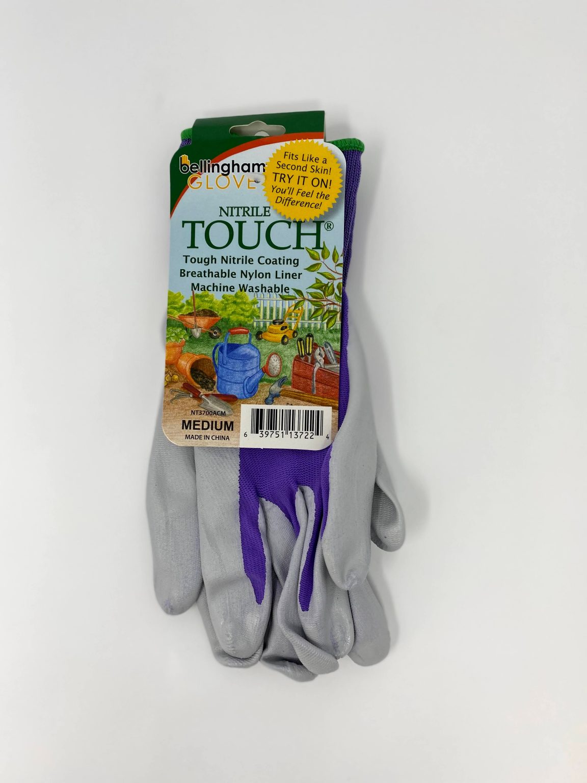 Nitrile TOUCH® Bellingham glove in purple color