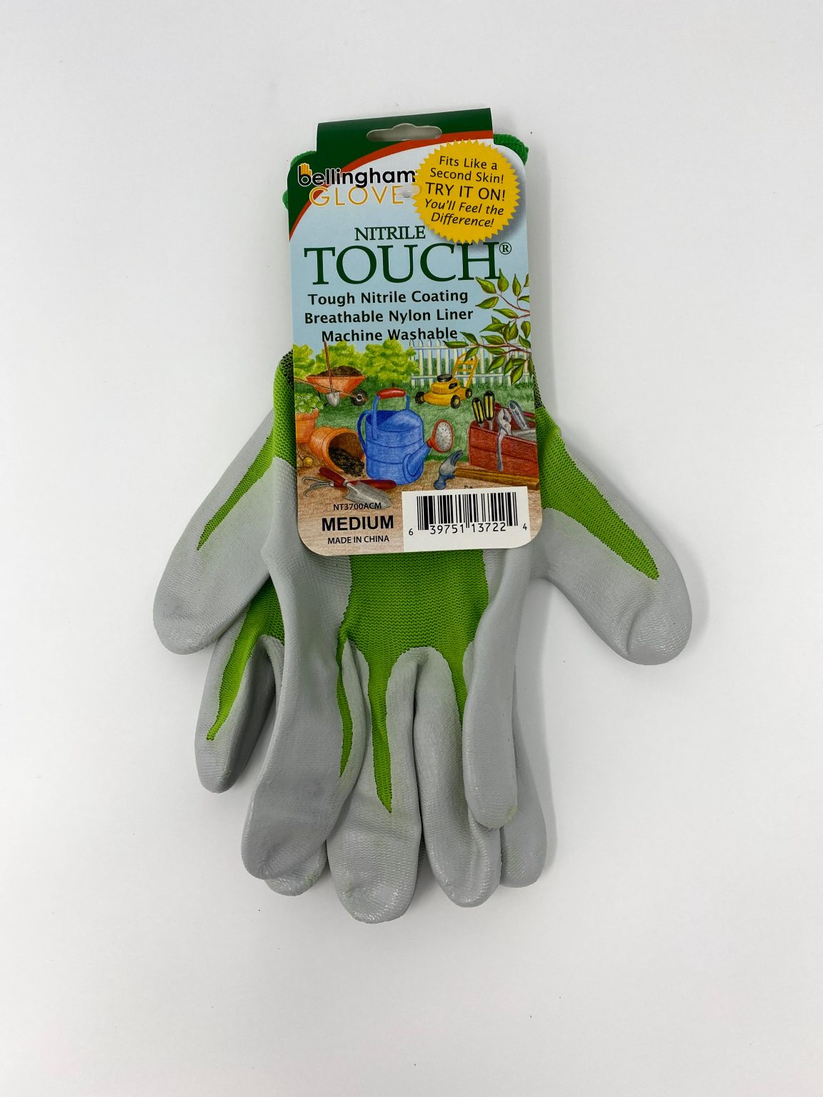 Nitrile TOUCH® Bellingham glove in green color