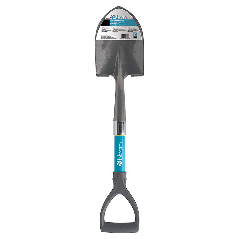 Bond Bloom Mini D Handle Shovel in blue color