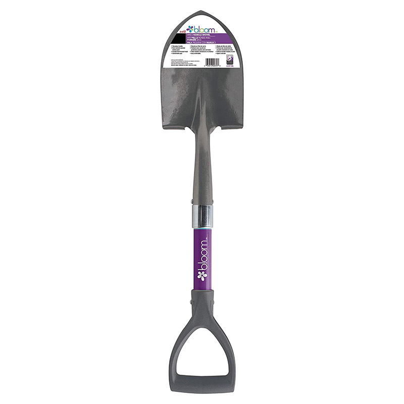 Bond Bloom Mini D Handle Shovel in purple color